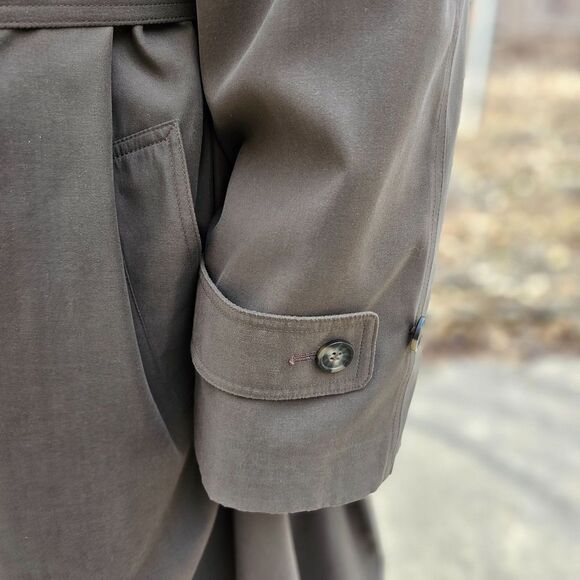 Ralph Lauren Brown Trench Coat for Men with Removable Liner, Pre-owned - Picture 15 of 15